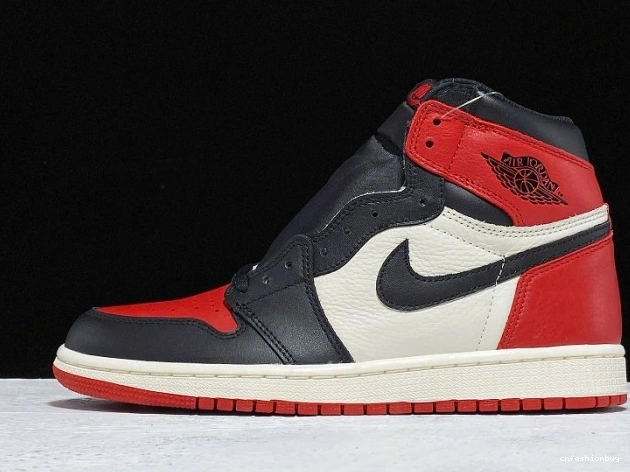 Jordan OG 555088-610 Retro 1 Bred Toe High Air 0724